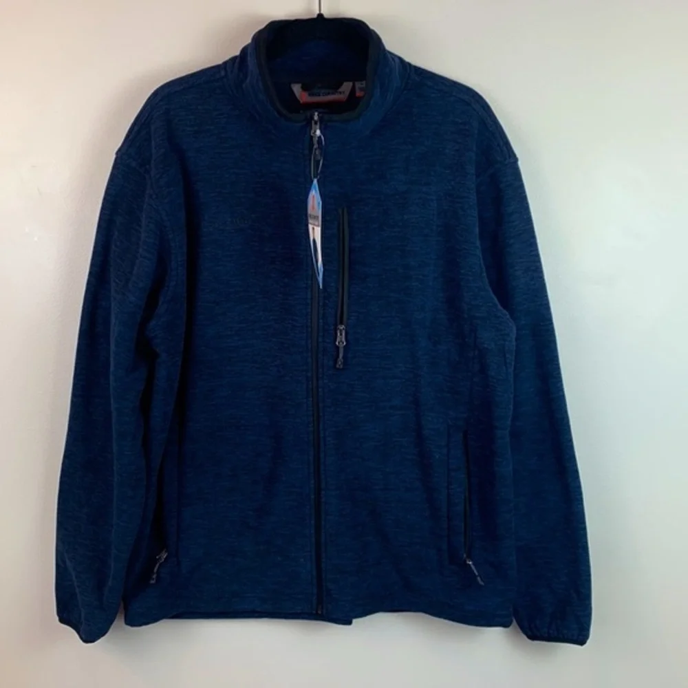 Free Country Melange Fleece Jacket NWT - Picture 2 of 9